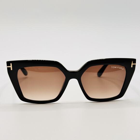 Tom Ford Sunglasses WINONA TF1030 01Z Black Cat Eye Brown Gradient Lens 53mm main image 10